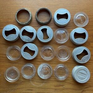 Bundle Lot Vintage Antique? Presto Ball Unknown Mason Jar Lids and Bands